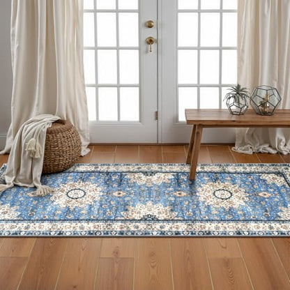 Felice Oriental Washable Runner Rug