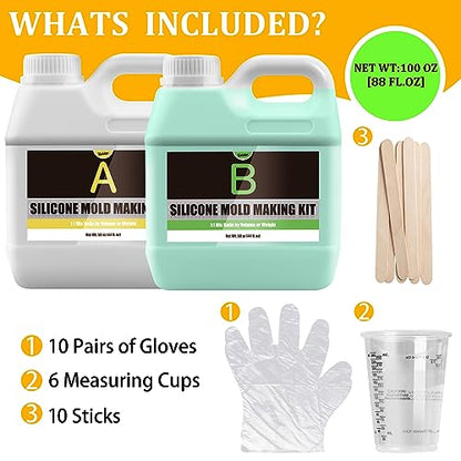 Silicone Molds Making Kit 100oz