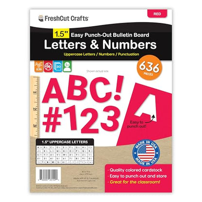 1.5 Inch Bulletin Board Letters & Numbers