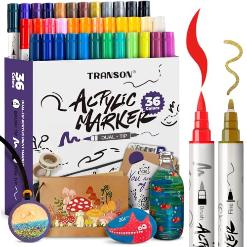 36 Colors Fine and Brush Dual (36 Count)