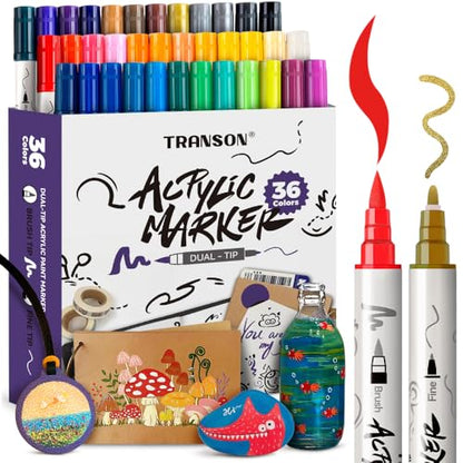 36 Colors Fine and Brush Dual (36 Count)