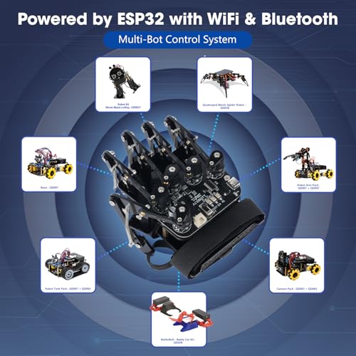 ESP32 Motion Sensing Glove Supports Arduino