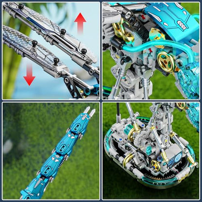 Mechanical Dragonfly Building Blocks for Adults