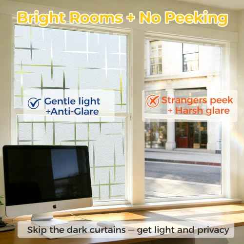 Window Privacy Film Decorative Non