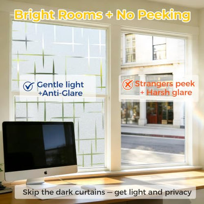 Window Privacy Film Decorative Non