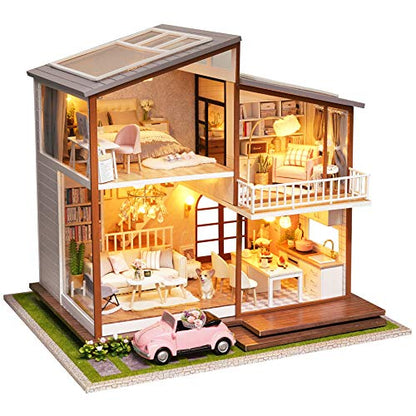 DIY Miniature House Kit for Adults