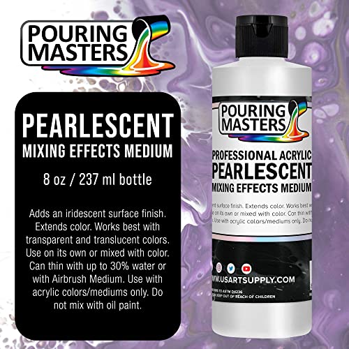 8 Oz Acrylic Pearlescent Effects Medium (8 Fl Oz)