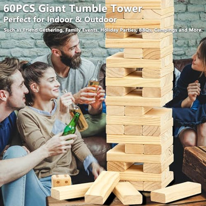 60 PCS Giant Tumble Tower