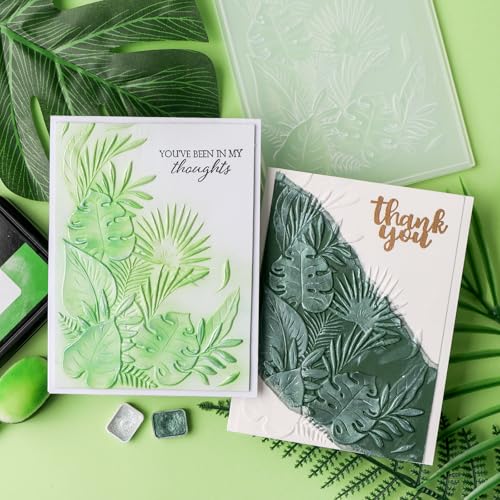 3D Maple Leaf Embossing Folders for Card Making