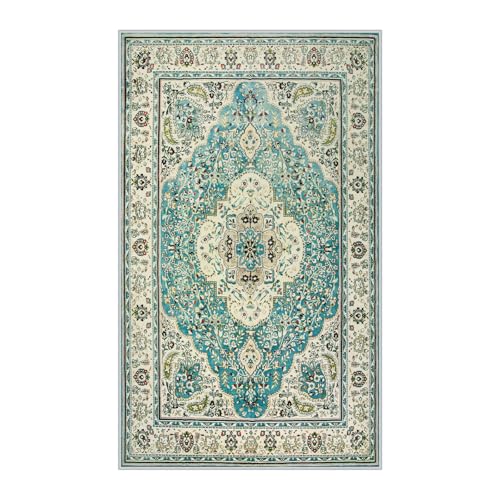 Felice Floral Medallion Area Rug (15 Sq Ft)