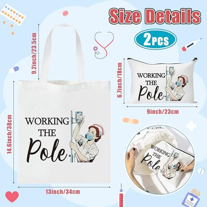 Aesthetic Nurse Canvas Bags Set