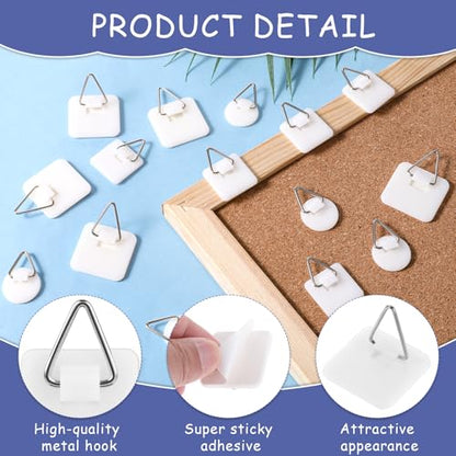 15PCS Adhesive Picture Hanger