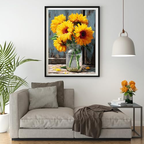 14ct Counted Stamped Cross Stitch Kits for Adults Flowers Printed Cross Stitch Patterns Art Crafts Cross Stitch Supplies