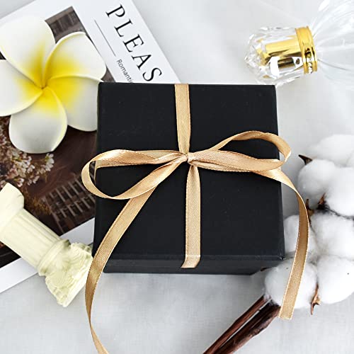 100 Yards 1 4 Inch Gold Satin Ribbon Thin Gift Wrapping Ribbon (300 Foot)