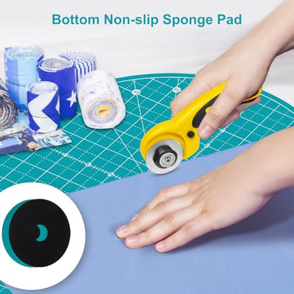 13"x13" Round Rotating Cutting Mat