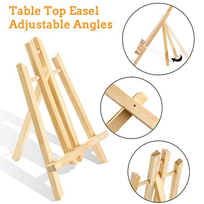 20Pack 11.8in Wood Easels (20 Count)