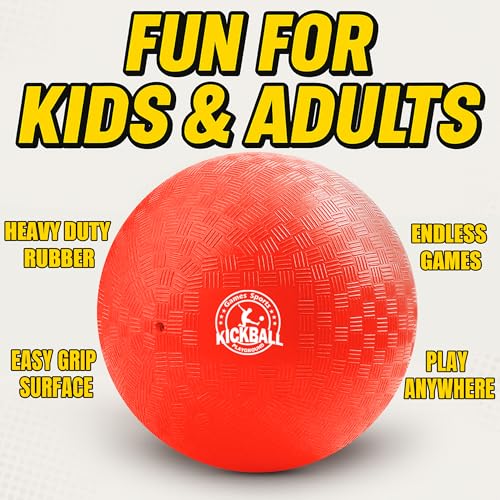 10 Inch Kickball Playground Ball 12 Pack (12 Count)