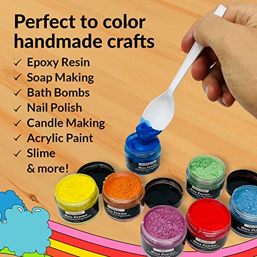 Mica Powder Pigment Powder for Epoxy Resin (25.96 Fl Oz)