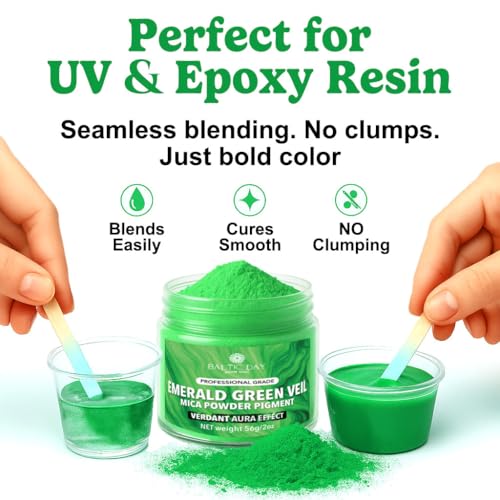 Emerald Veil Green Mica Powder 2 oz (2 Ounce)