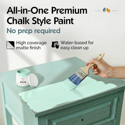 Wintergreen 8 Fl Oz Chalk Paint for Furniture All in One