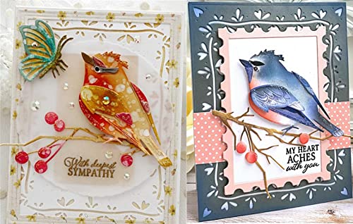 Cutting Dies Metal Stencils Scrapbooking Tools Flowers Lace Frame DIY Embossing Template for Paper Card Making Album Arts Crafts Supplies