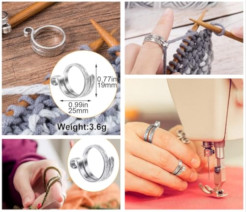 10 Colors Stitch Needle Marker Knitting Crochet Locking Clip Counter
