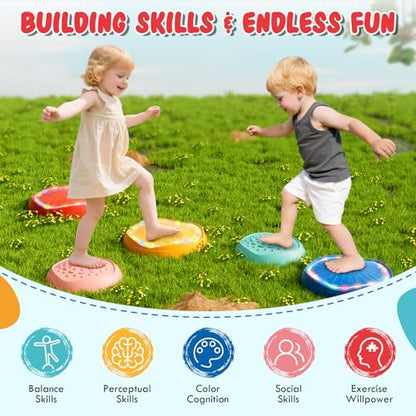 Light Up Musical Stepping Stones for Kids