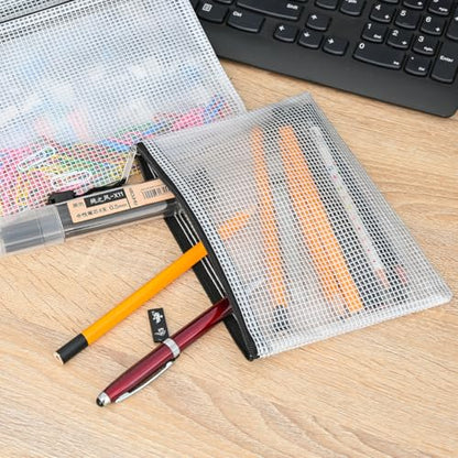 10 Pcs Zipper File Bags (10 Count)