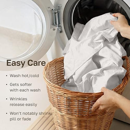 100% Organic Cotton Queen Sheet Set