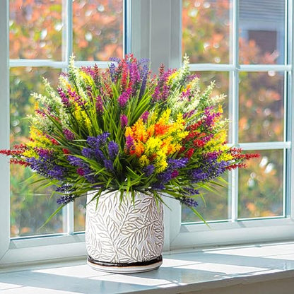 Artificial Lavender Plants with Mixed Color Flowers (24 Count)