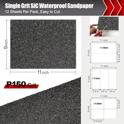 150 Grit Wet Dry Sandpaper