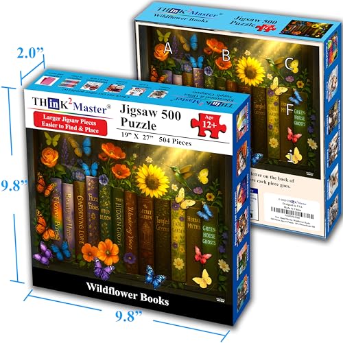 Enchanted Library 500 Pieces Very Large Pieces Jigsaw Puzzle