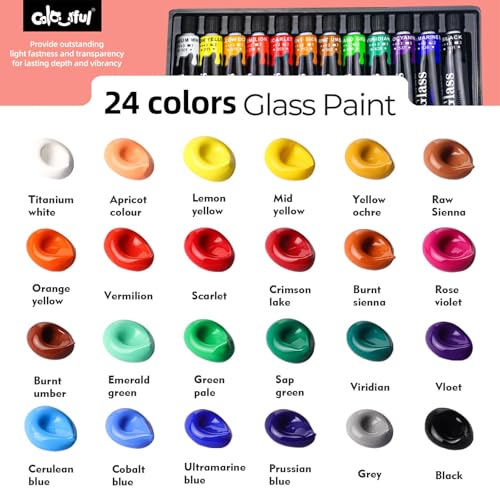 Stain Glass Paint Set (9.6 Fl Oz)