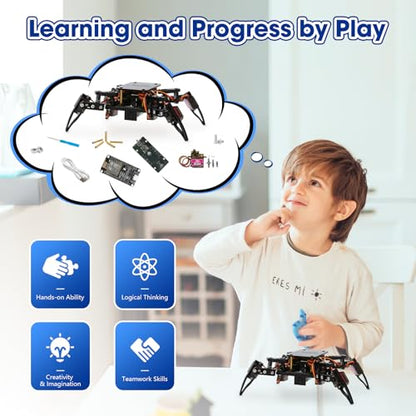 STEM Toys Programmable Bionic Spider Robot Kit