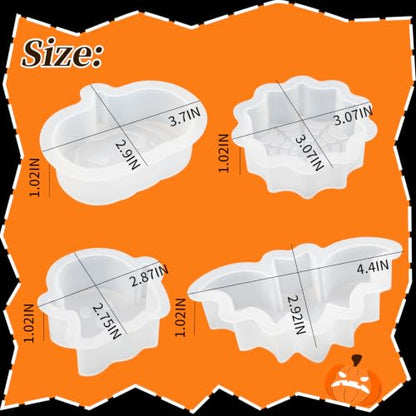 Halloween Candle Molds (4 Count)