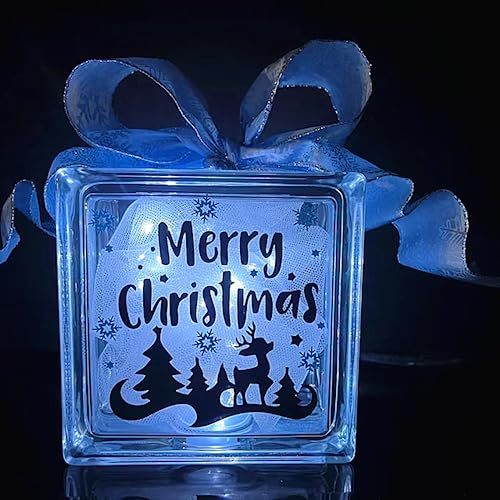 Self Adhesive Silk Screen Stencils Let it Snow Merry Christmas Stencils Christmas Decor Sign Snowflakes Stencils for Wood