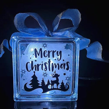 Self Adhesive Silk Screen Stencils Let it Snow Merry Christmas Stencils Christmas Decor Sign Snowflakes Stencils for Wood