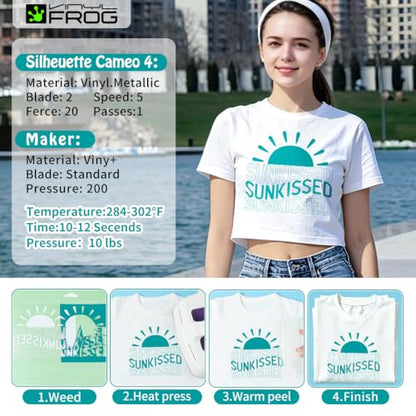 Teal Heat Transfer Vinyl Roll 12" x5ft Matte HTV Vinyl (5 Foot)