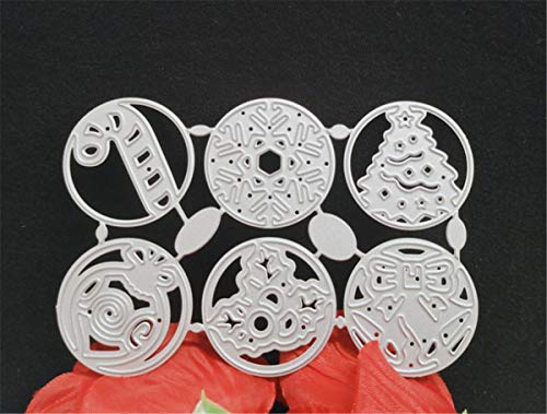 Metal Cutting Dies DIY Merry Christams Embossing Stencil Template Scrapbooking Card Making Mold Photo Album Arts Crafts Tools