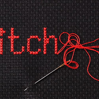 6 Pieces Aida Cloth 14 Count Black Cross Stitch Fabric