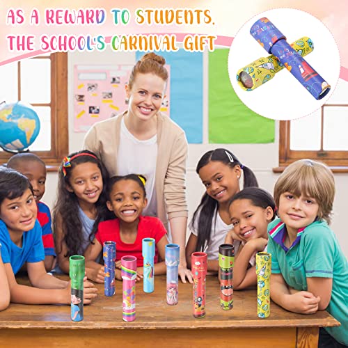 15 Pcs Classic Kaleidoscopes Kids Birthday Party Favor Old Fashioned Vintage Educational Toys Stocking Stuffers Goodie Bag Fillers for Classroom School Return Gifts Carnival Prizes (15 Count)