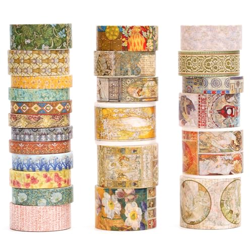 Vintage Washi Tape Set (24 Count)