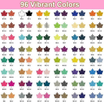 Dual Tip Acrylic Paint Markers 72 Colors (36 Count)