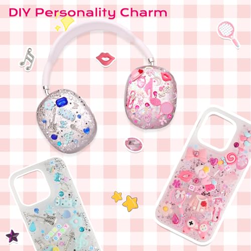 4980 Pcs Junk Phone Case Charms Kit with DIY Nail Charms