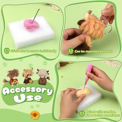 Needle Felting Kit Beginners Wool Felting Supplies Kits