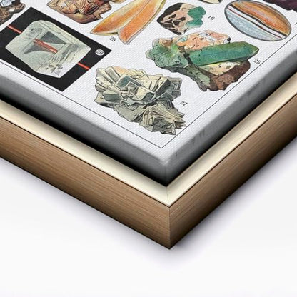 Vintage Geology Canvas