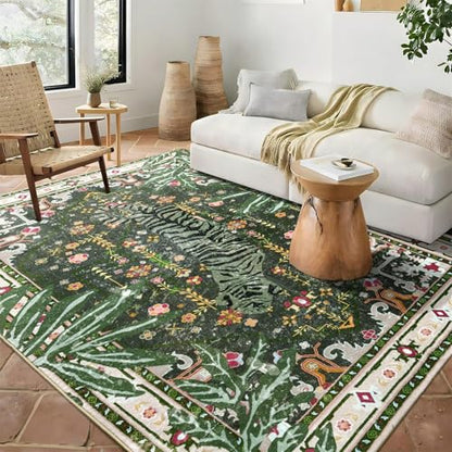 Oriental Tropical Washable Rugs (24 Sq Ft)
