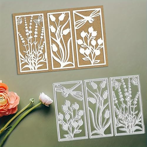 Flowers Metal Cutting Die for Scrapbooking (3 Count)