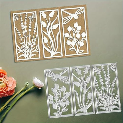 Flowers Metal Cutting Die for Scrapbooking (3 Count)