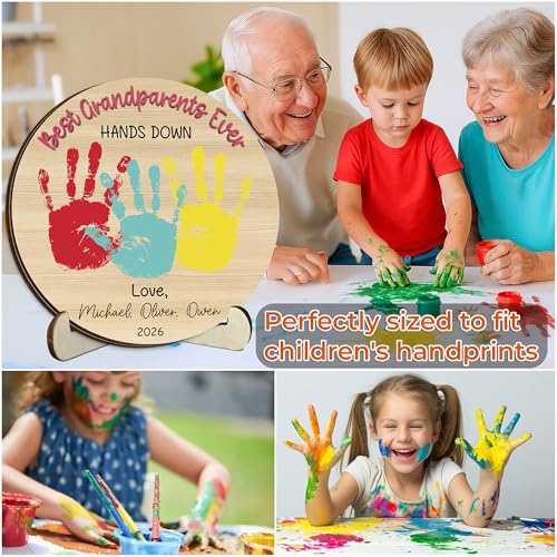 Personalized Hands Down Best Grandma Ever Handprint Kit with Non